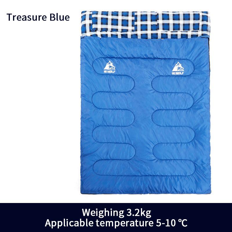 Schlafsack Tourismus Rucksackreisen Camping 2 Personen Kalt Groß Paar Hochgebirge Erwachsener Thermisch Natur Wandern Steppdecke Schlafsack