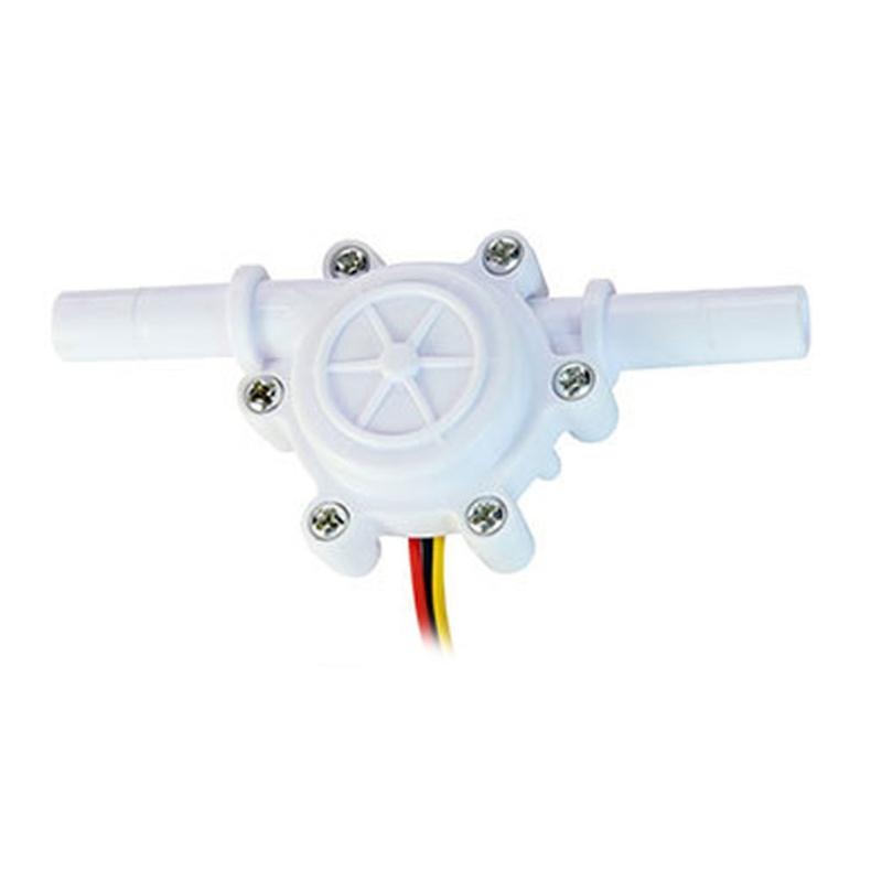 0.2-8L/min Water Hall Effect Flow Sensor Meter 1/4 Quick Connect Flow Meter Flowmeter Counter for Coffee Machine Plastic