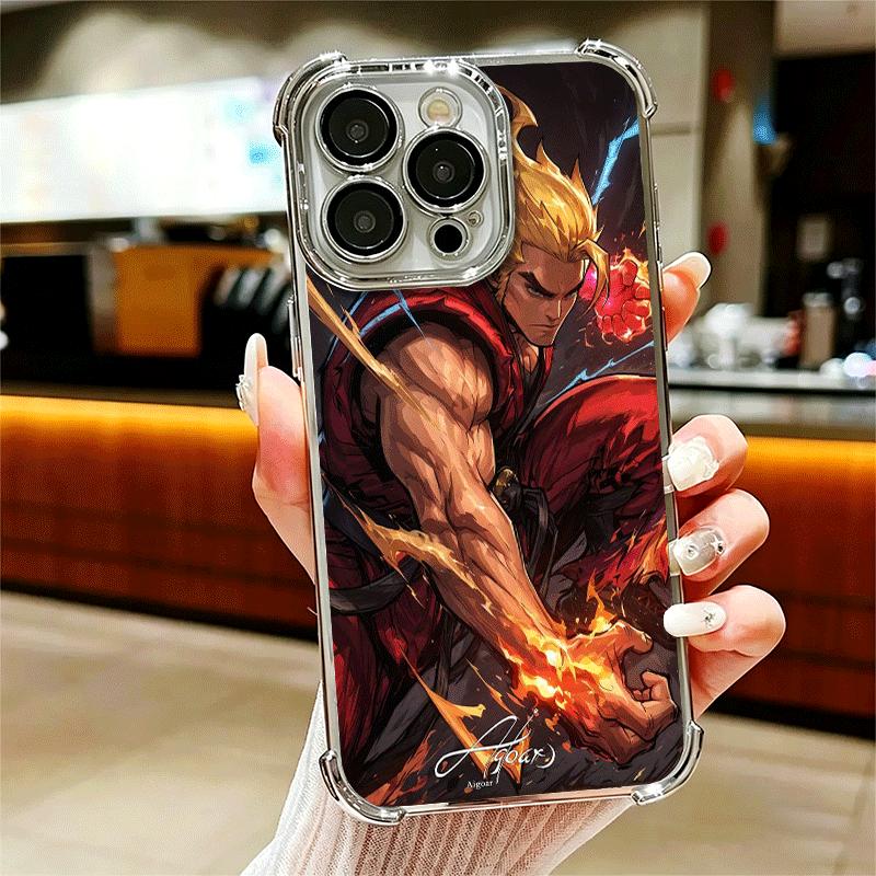 

Мягкий чехол S-Street F-Fighters для iPhone 15 16 17 Air 14 Pro Max 16E Plus 13 12 Mini С покрытием Защита от падения Fundas iPhone 14 ProMax