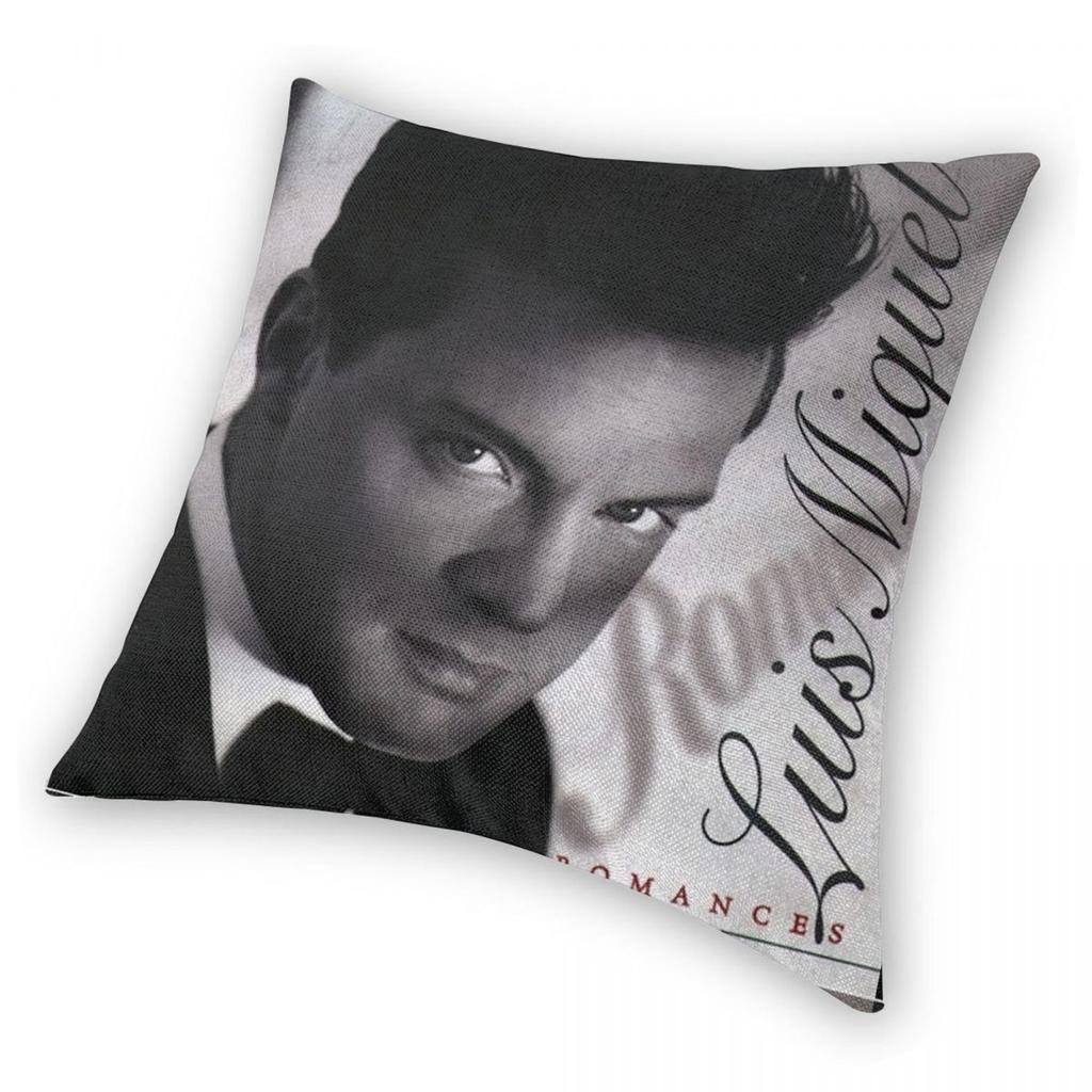 Luis Miguel Album Romance Tanktop Kissenbezug Weiche Polyester Kissenhülle Geschenk Kissenhülle Schlafzimmer Quadratisch 45*45cm