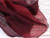 Dual-Use Gradient Mulberry Silk Scarf: Cotton, Linen & Silk Wrap for Women