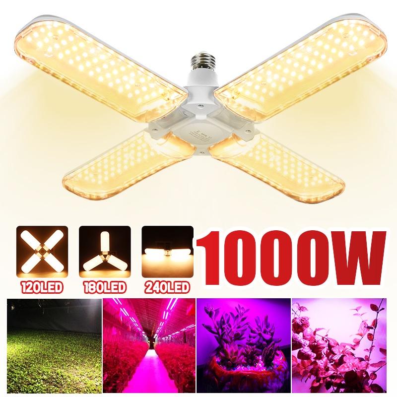 100W 150W 200W AC85-265V E27 Plant Lights Bulb Phytolamp Warm White for Indoor Greenhouse Vegs New Design Full Spectrum LED Grow Light