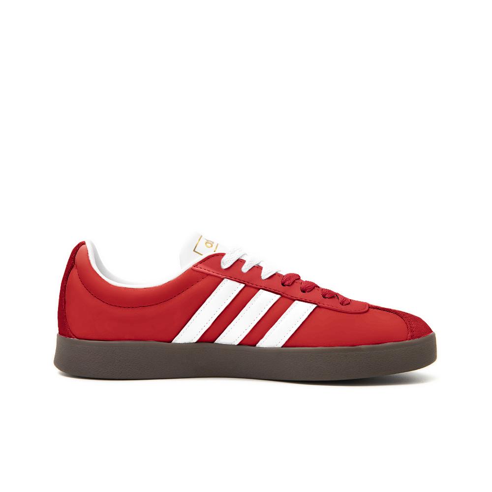 adidas Neo VL Court 2.0 Low Top Skateboard Shoes Unisex Red ID6015(Team746-)