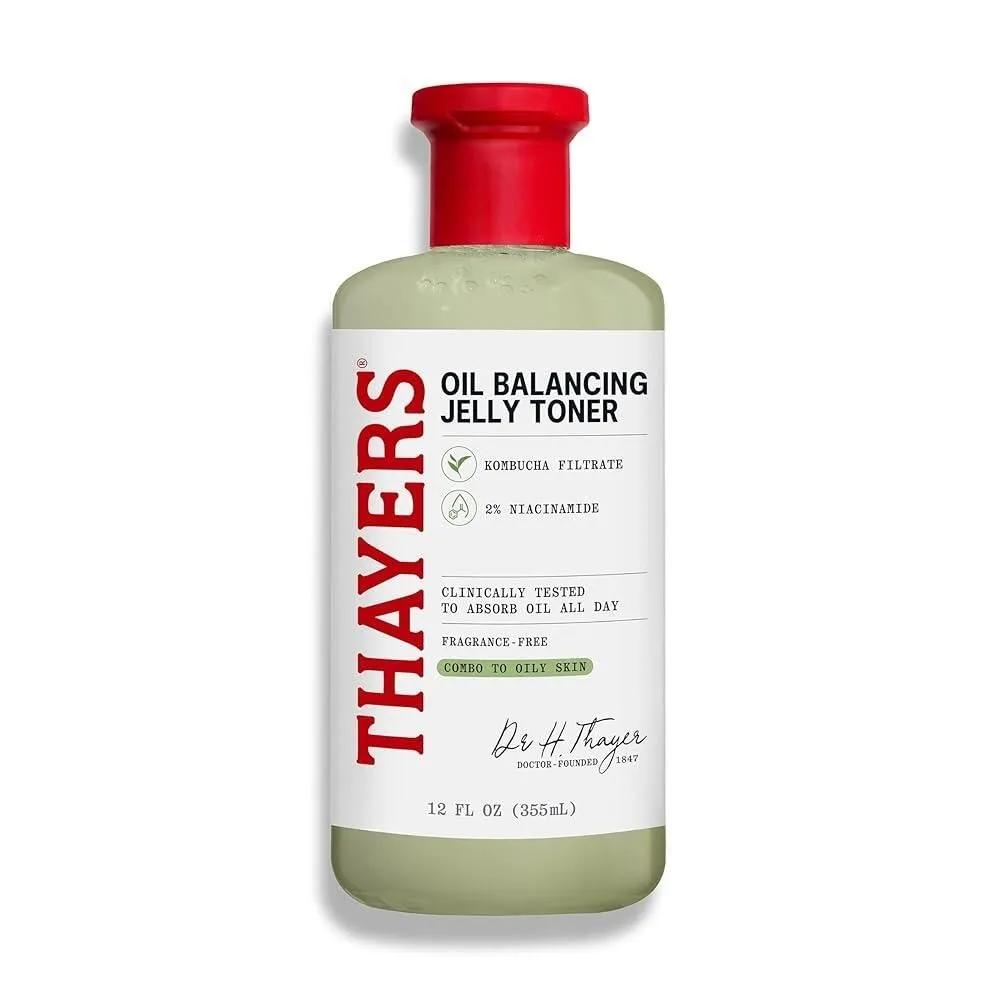 

Thayers Oil Balancing Cooling Jelly Toner Matte, Hydrating, Pore-Minimizing Facial Skincare for Combination and Oily Skin