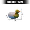 Simulation Resin Duck Statue Figurine with Hatching Design For Decorating Living Room Patios And Garden Landscape