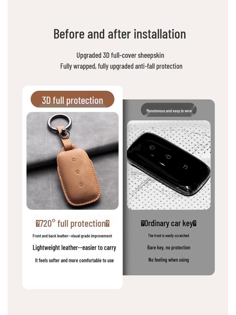 Geely Galaxy L7 Plus & L6/Max Starship E8 Suede Key Case and Shell