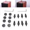 Speaker Spike Pad Kit Shockproof Adjustable Speaker Vibration Absorber Spike Pad for Amplifiers Subw
