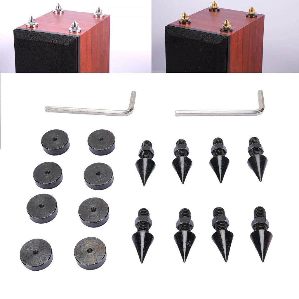 Speaker Spike Pad Kit Shockproof Adjustable Speaker Vibration Absorber Spike Pad for Amplifiers Subw