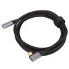 Type C Extension Cord 4K Resolution 10Gbps Good Heat Dissipation Right Angle Type C Extension Cable for Tablets Phone