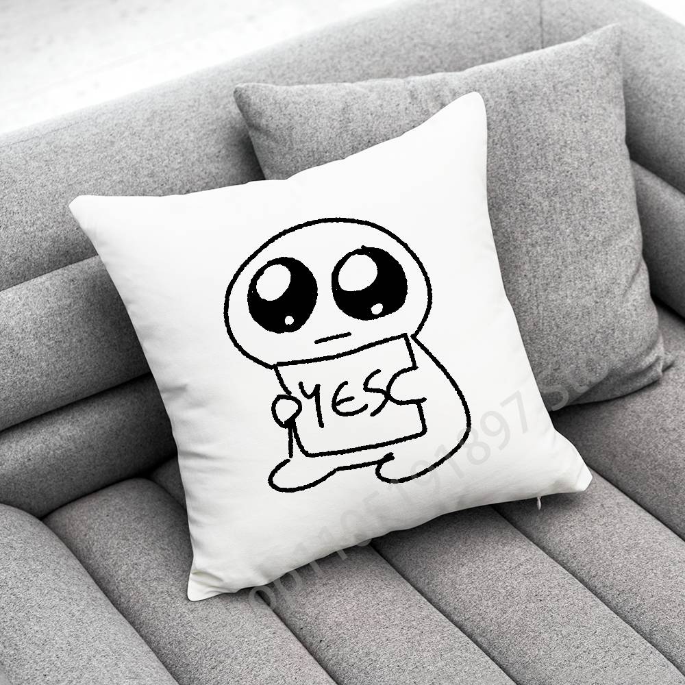 Cartoon Funny TBH Creature Throw Pillow Case For 45*45cm 40cm 30cm 50cm 55cm Square Home Pillowcase Case