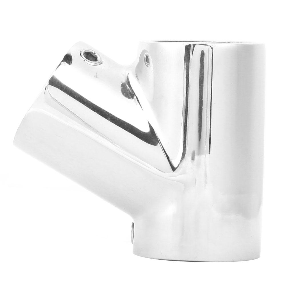 60 degrees  3 Way Pipe Fitting Pipe Connection Tube Connectors 316 Stainless Steel 22mm 7 8 inch