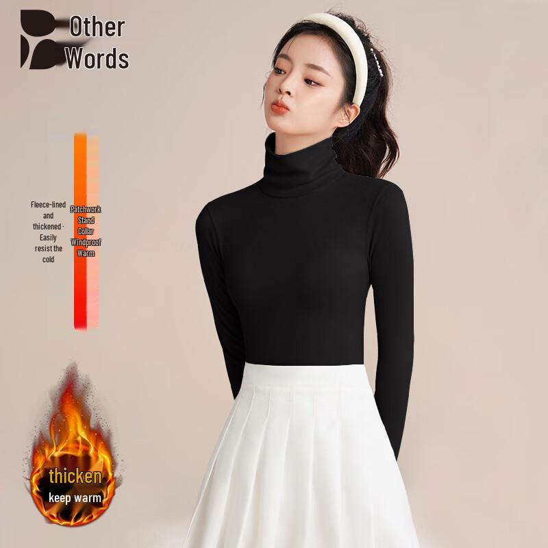 Women s Thickened Thermal Turtleneck Base Layer Top L
