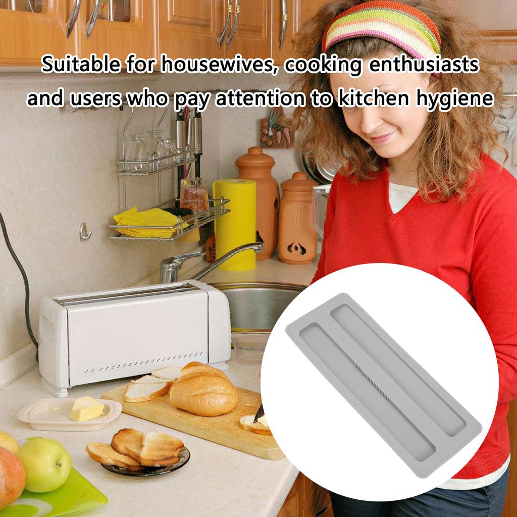 Extra Lange Silikon-Toasterabdeckung für Brotbäcker-Schutz und Staubschutz Schutzdeckel Haushaltsgeräte-Schutz