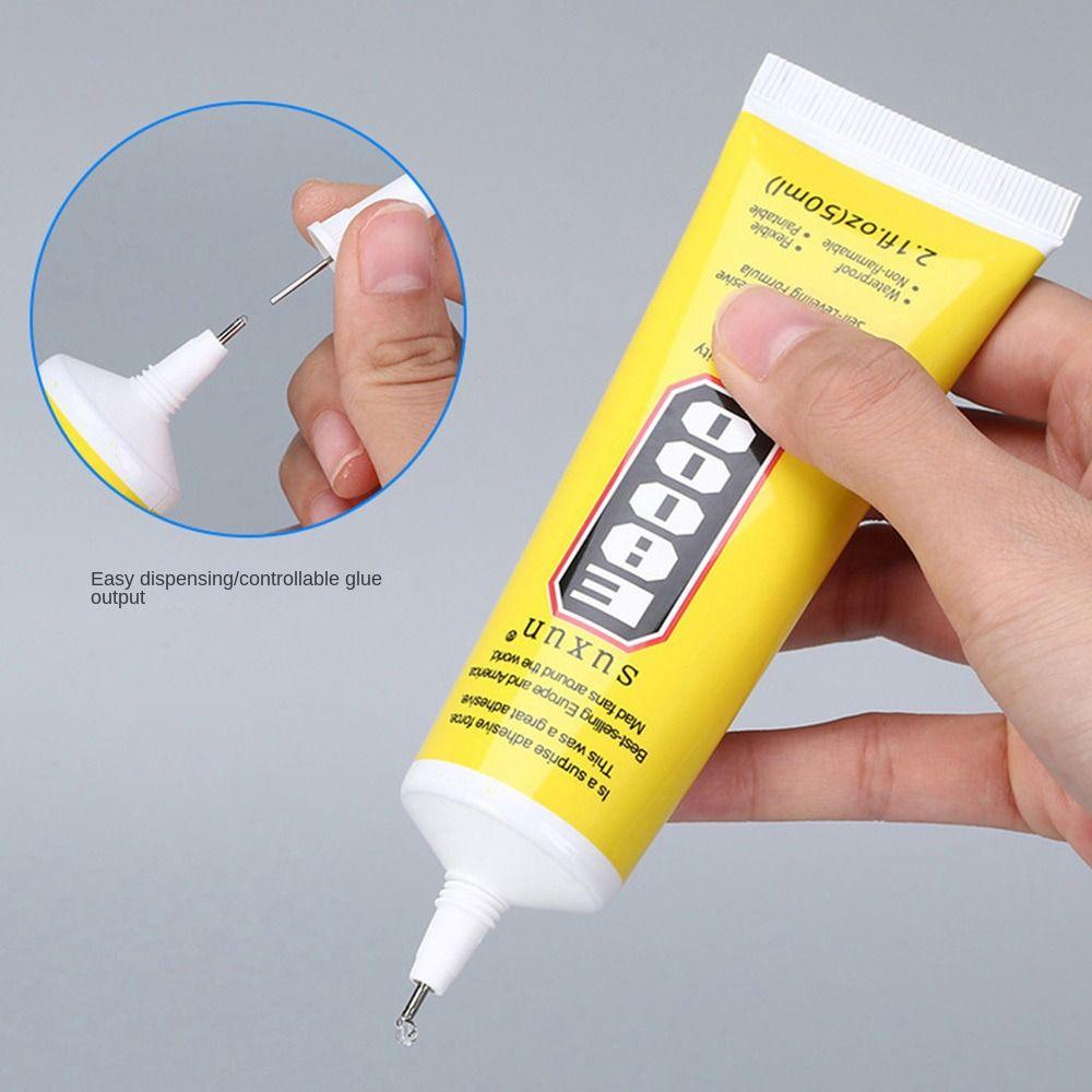 Transparent Phone Repair Glue E8000 Mobile Screen Adhesive  Jewellery Repair