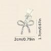 Phone Dust Plug Cute Bow Diamond Phone Accessory Pendant Decoration For Iphone Type-C Charging Interface