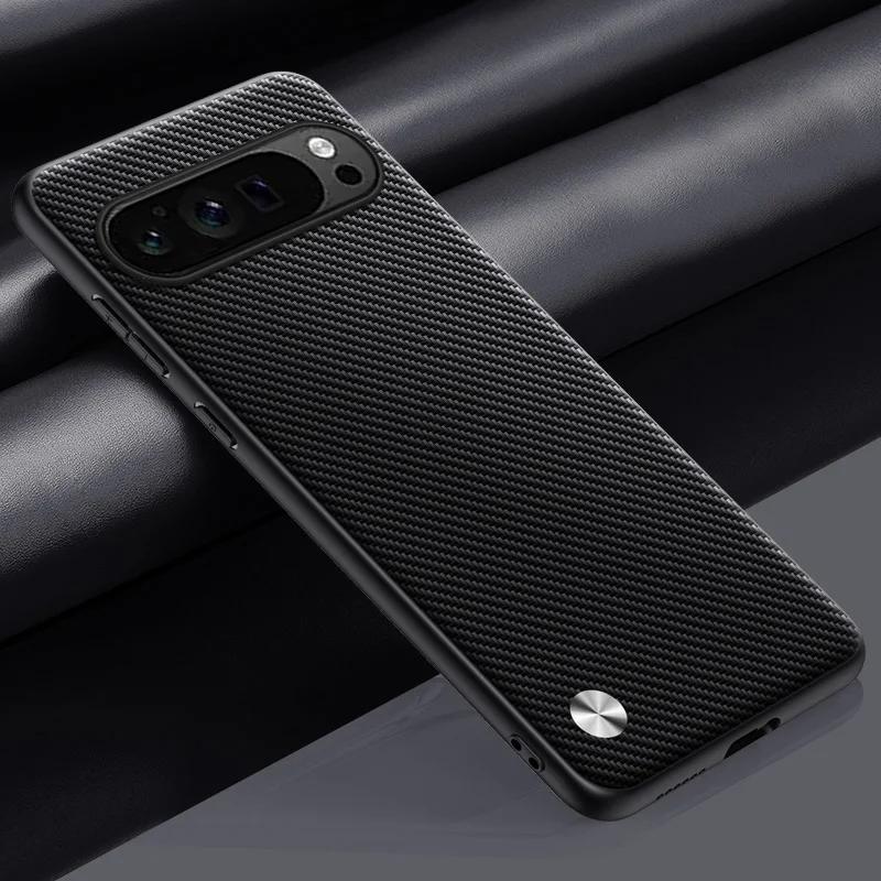 

Luxury Leather Phone Case for Google Pixel 10A 10 XL 9A 9 Pro XL 8Pro 7 6 Pro 8A 7A 5A 4XL Plain Skin Shockproof Soft Back Cover Pixel 10