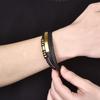 Stainless Steel Leather Bracelet Hand Woven Classic Fashion Multi Layer Jewelry New Style Trendy Accessory
