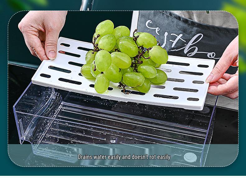 Opbergbox voor Lade Koelkast-Vriezer: Voedselveilige Organizer voor het Bewaren van Fruit & Groenten