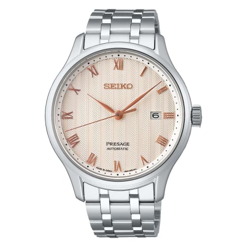 

Seiko Presage Men s Automatic Watch, Basic Line: Japanese Garden, SARY185, Made in Japan