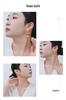 Chinese Double Layer Gold Fan Tassel Pearl Earrings with Silver Studs