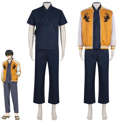 Cosplay Jo Togame Anime Wind Breaker Cosplay Costume Wig Shishitoren School Uniform Choji Tomiyama Halloween Party Suit Okulary