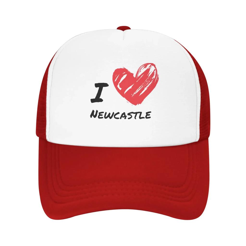 I Love Newcastle Forever Summer Mesh Baseball Caps Men Camping Female Beach Dad Hat Peaked Cap