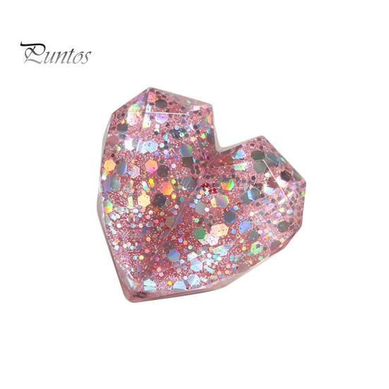 

Держатель на палец для мобильного телефона, универсальная телескопическая красочная подставка с блестками 3D, складная ручка для телефона с сердцем любви, подставка для дома красный