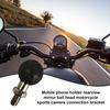 Clamp Mount Base Ball Clamp Mount Base Motorcycle Handlebar For Handlebar 360-Degree Rotation Heavy Duty Tool For Sport Camera