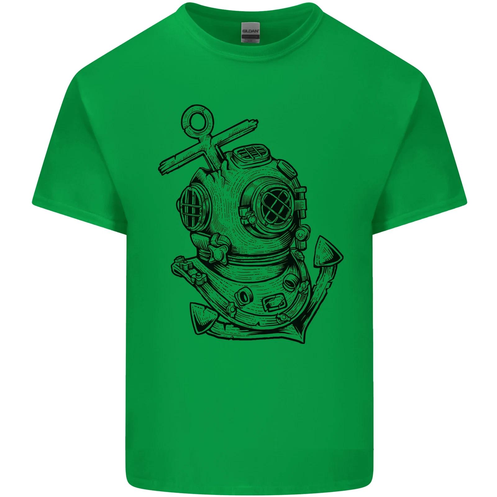 Scuba Diving Anchor Diver Sailing Sailor Kids T-Shirt Childrens 3XL