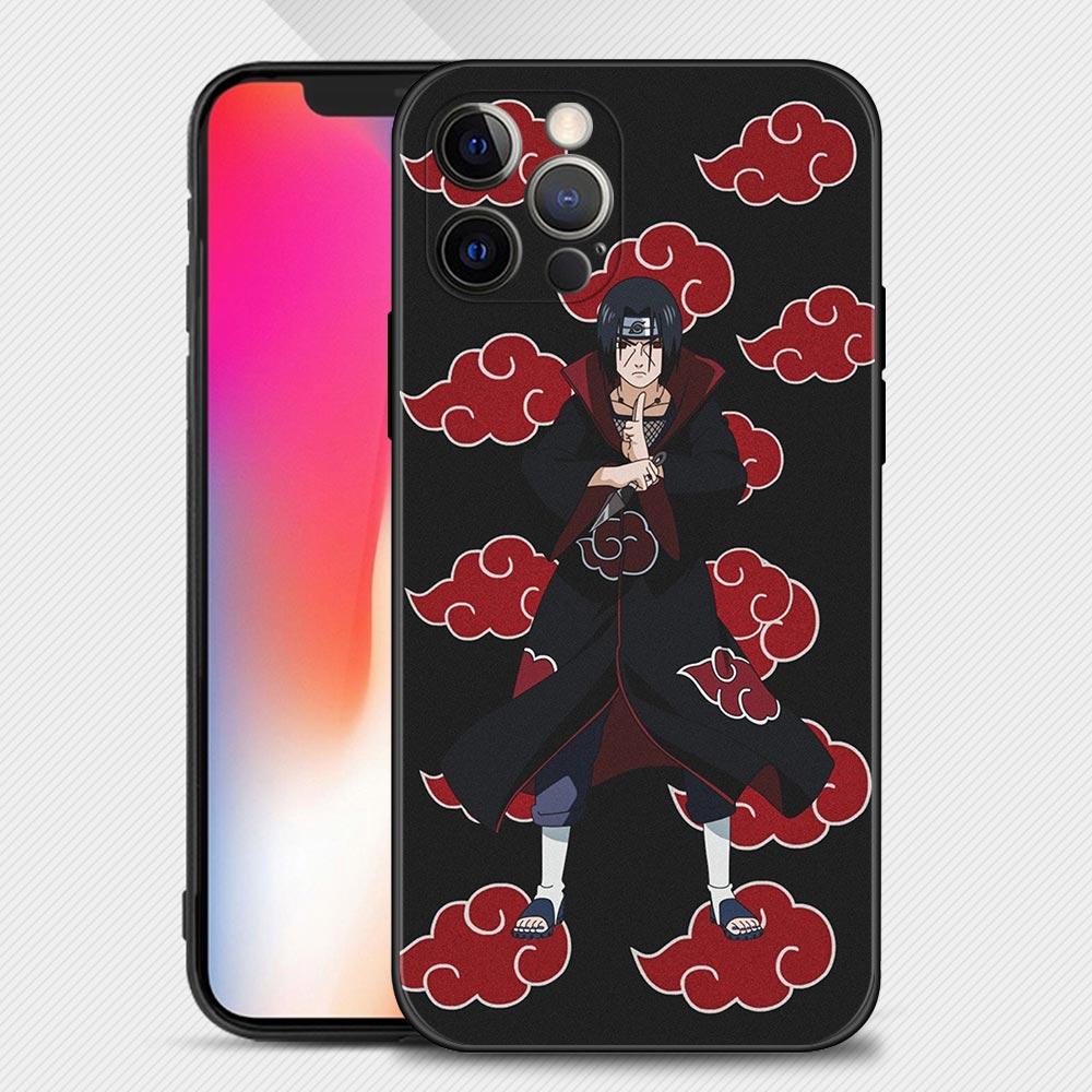 

Чехол для Apple iPhone 13 12 11 Pro Max 13 12 Mini XS Max XR X 7 8 6 6S Plus 5 5S SE 2020 Аниме Узумаки Наруто Красный Учиха Саске iPhone 13Pro Max