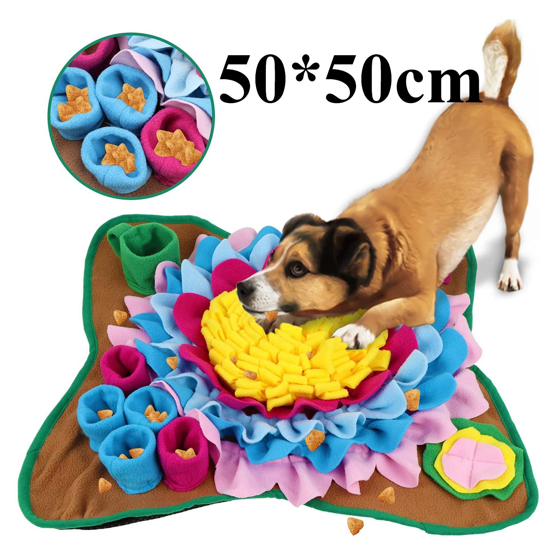 Pet Dog Snuffle Mat Cat Dog Training Blanket Nose Work Toy Pet Leak Food Anti Choking Mat  Pet Slowing Feeding Intelligence Mat