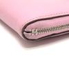 HERMES remix combine duo  Long Wallet Epsom Mauve Sylvestre x Lime pink/yellow