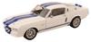 FREESTYLE KK Scale 1/12 Scale Ford Mustang Shelby GT500 1967 White/Blue Finished Product (KKDC120172)
