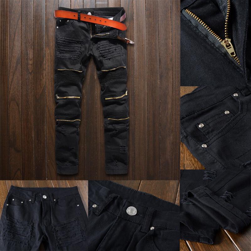 Jean Pantalones de Hombre Vintage Hole Cool Pantalones para Chicos 2020  Europa América Estilo Plus Size rasgado jea comprar a buen precio — entrega  gratuita, reseñas reales con fotos — Joom