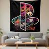 GTA VI Vice City R Logo Comic Gamers Decorative Wall Tapestry for Bohemian Home Wall