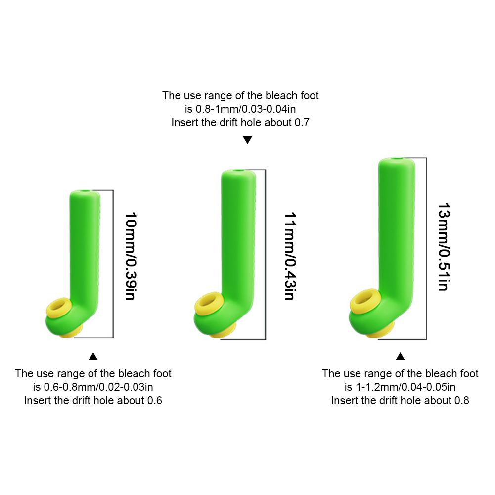 30PCS Green Drift Float Fishing Float Seat Double Force High Toughness Dual Core Float Seat Small Accessories Fishing Supplies