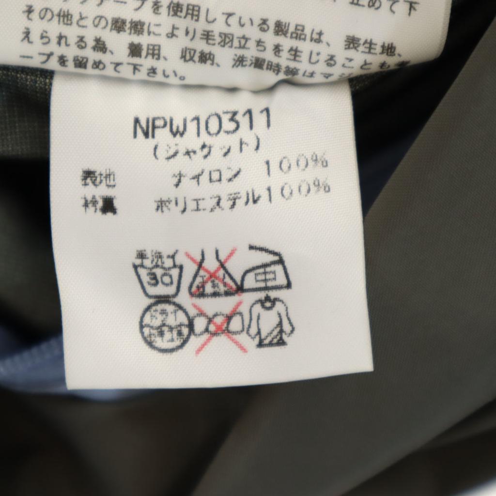 The North Face Gore-Tex Rain Jacket L Blue Purple System Outdoor NPW10311 Women Used