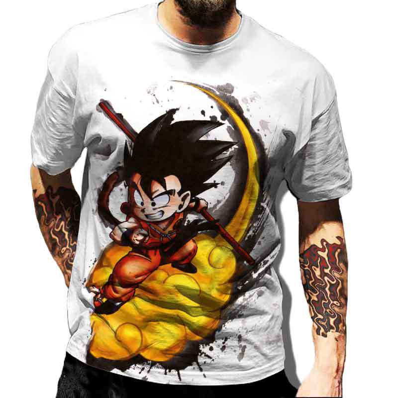 SDS003 Anime Vegeta T-shirt Dragon-Balls T-shirts Heren T-shirt Klassieke Herenkleding Harajuku Grafische Bedrukte Kleding Zomer Tops Tees XXXL