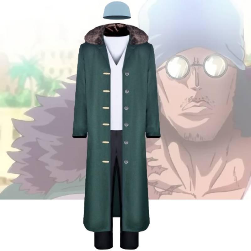 One Piece Kuzan Costume For Halloween Party Cosplay Events Anime Convention