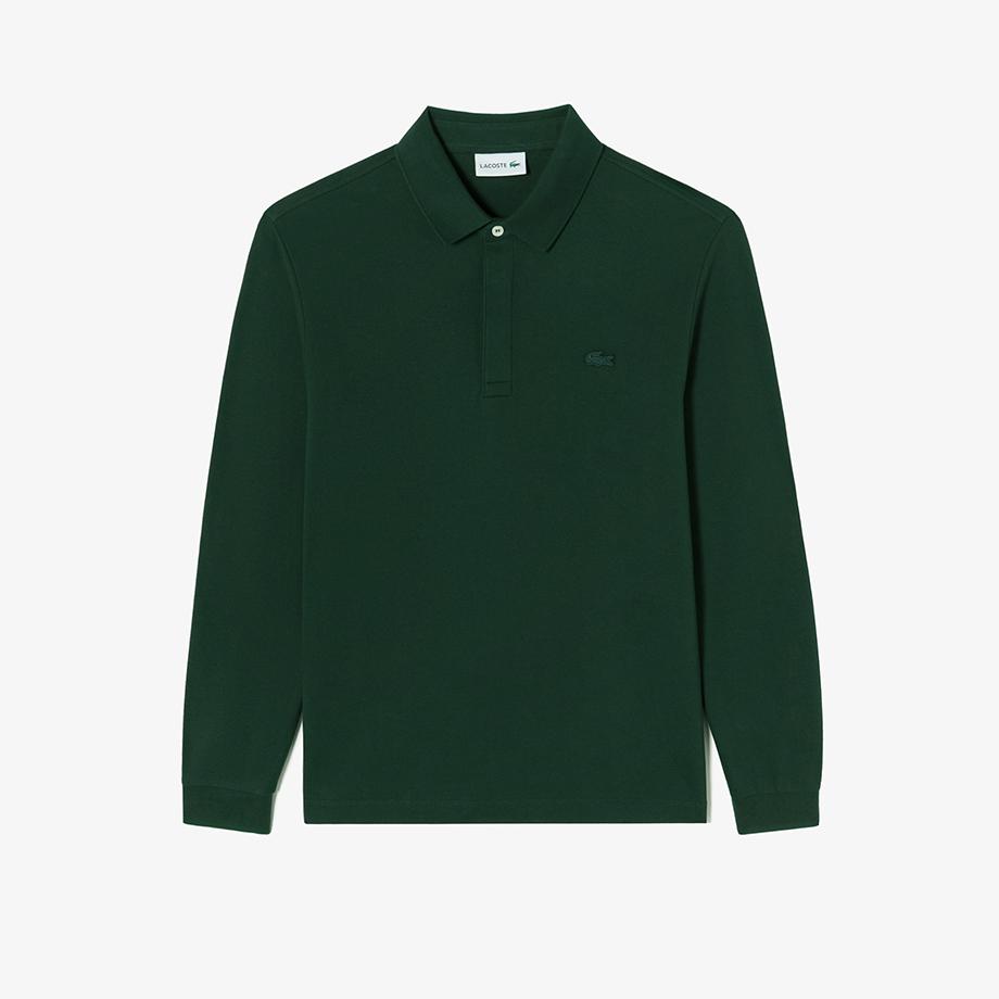 [lacoste] Men's PARIS Long Sleeve Polo Shirt PH248E-55NYZP
