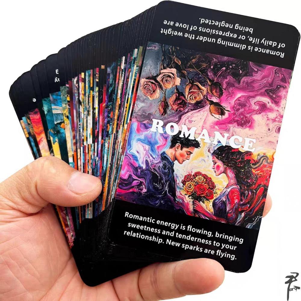 Harmony Heart Oracle Deck: 12*7cm 56 Pcs Intuitive Guidance for Personal Growth, Emotional Healing & Relationship Clarity