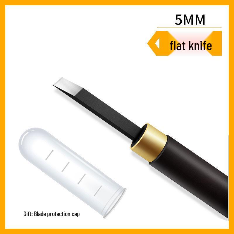 Carving Knife Set: Woodworking Tools, Student Woodcut Art, Walnut Carving Seal