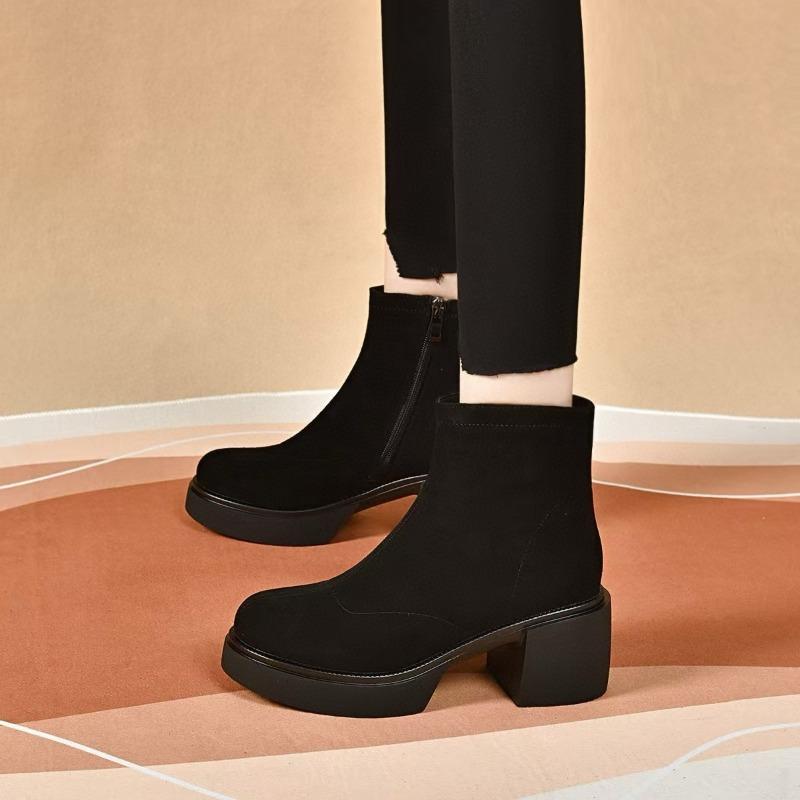 Thick Bottom Women's Boots Stretch Boots Cotton Boots