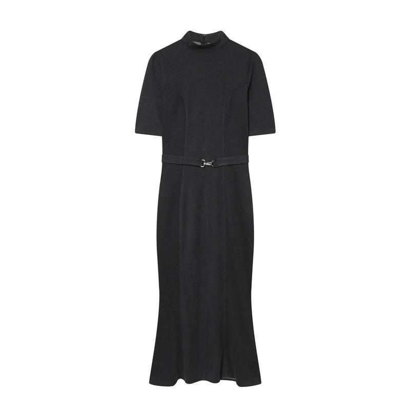 

2025 Autumn Women s Versatile Slimming Casual Dress - Design Sense Niche Large чорний