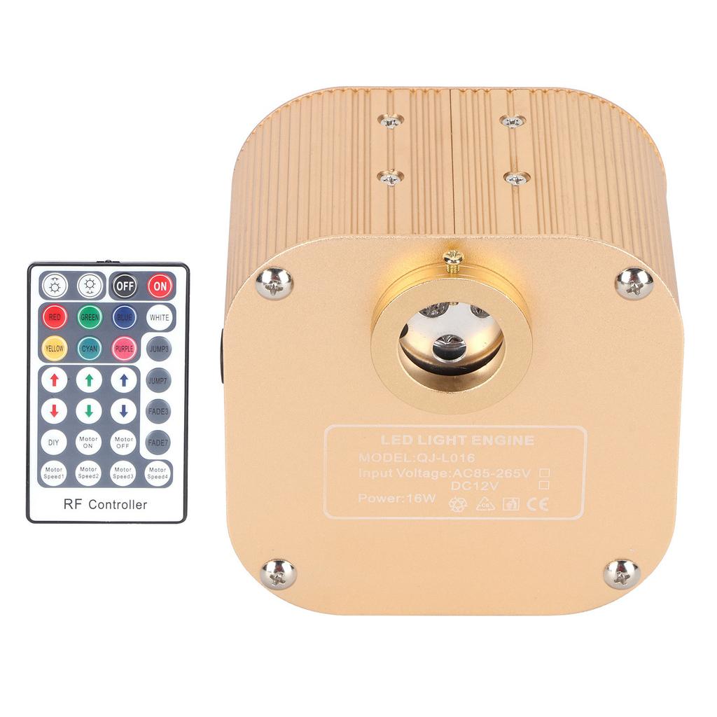 16W LED Light Engine RGBW Ceiling Fiber Optic Lighting for Home Car Decoration AC85-265V