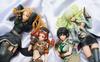 Border Break BB Gals Collection Set Scale PVC Painted Finished Figure 4-piece 1/8
