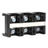 Terminal Block 2 Row Electric Wire Barrier Screw Strip for Power Supply with Cover AC600V 100A