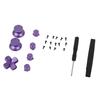 Game Controller Aluminum Alloy Buttons Thumb Stick Set Replacement Parts