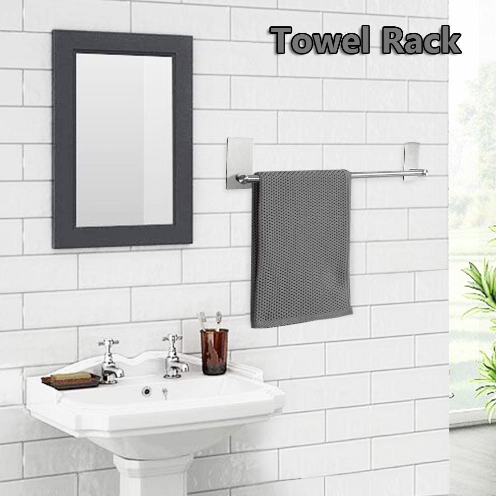 Wall Mounted Bathing Kitchen Holder Shelf Towel Rail Towel Bar Bathroom Accessories Towel Rack