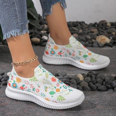 Chaussures pour femmes, Chaussures de sport, Chaussures tissées, Chaussures pour femmes, Grande taille, Chaussures à enfiler, Chaussures décontractées